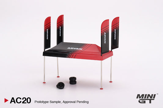 Mini GT 1/64 Advan Paddock Tent Set (#AC20)