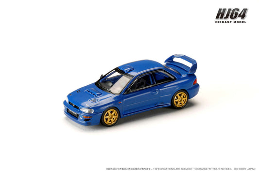 Hobby Japan 1/64 Subaru Impreza WRX 22B STI - Rally Base Blue