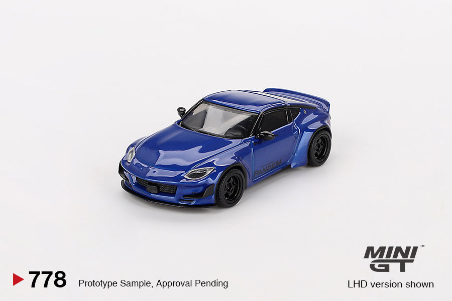 Mini GT 1/64 Nissan Z Pandem (#778) Seiran Blue