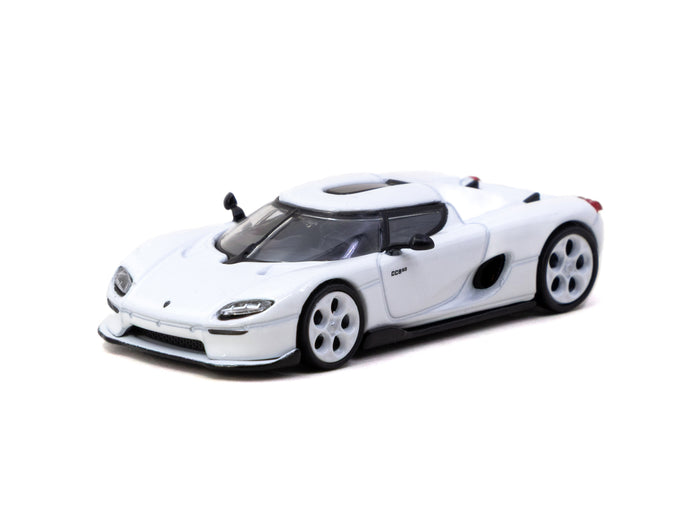 Tarmac Works 1/64 Koenigsegg CC8⁵⁰ + Collector Cards - Metallic White