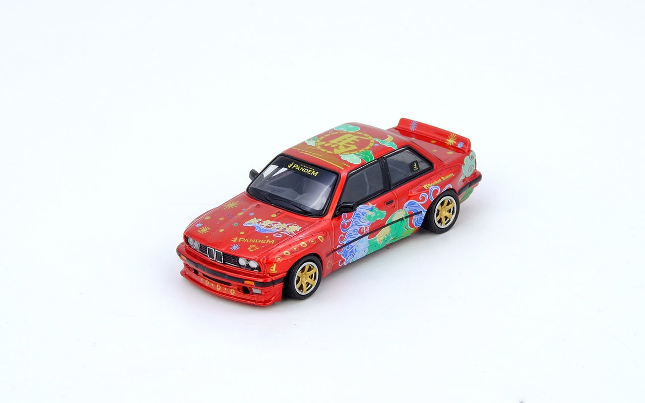 Inno64 1/64 Pamdem BMW E30 - Year Of The Horse Chinese New Year 2026 Special Edition
