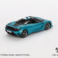 Mini GT 1/64 McLaren 750S Spider (#812) - Belize Blue