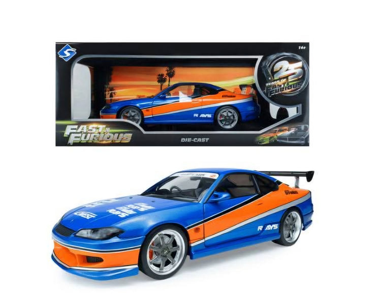 ⚠️ PRE ORDER ⚠️Solido 1/18 Nissan Silvia (S15) "Mona Lisa" - The Fast & The Furious Tokyo Drift