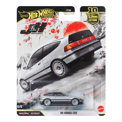 Hot Wheels Premium 1/64 Honda CRX - Silver