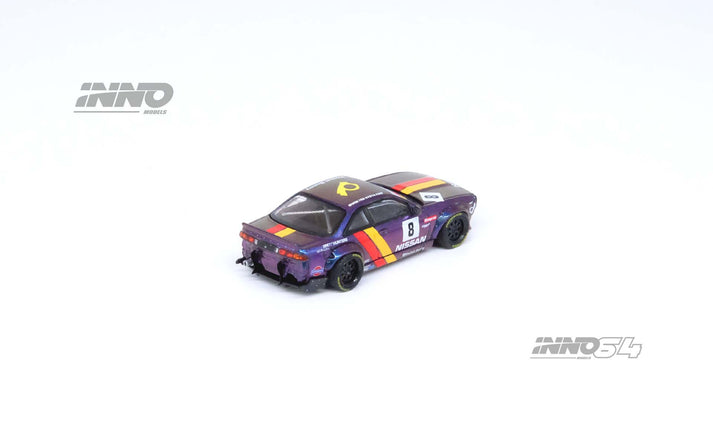Inno64 1/64 Nissan Silvia S14 Rocket Bunny Boss Aero - Purple