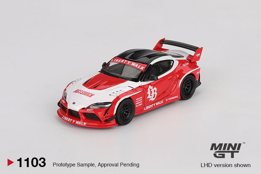 Mini GT 1/64 LB★WORKS Toyota GR Supra (#1103) - Red