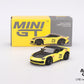 Mini GT 1/64 Nissan Z LB★NATION WORKS (#826) - Ikazuchi Yellow