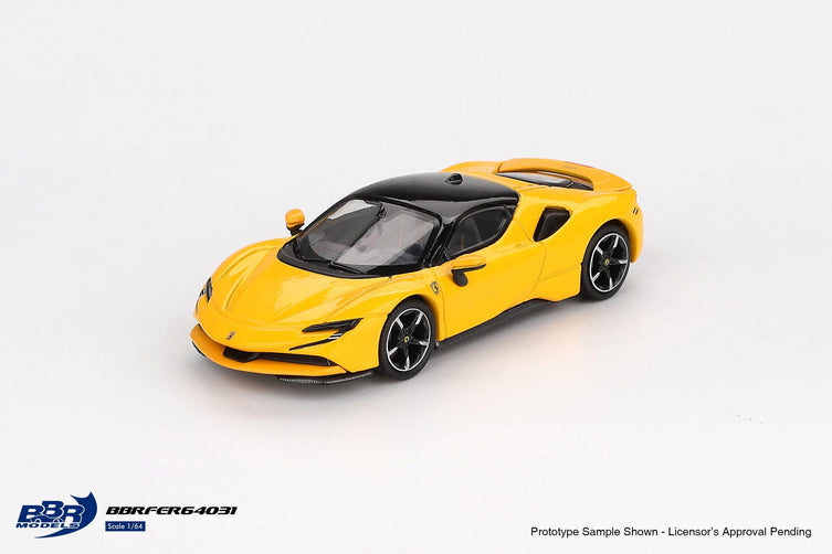 BBR 1/64 Ferrari SF90 - Giallo Modena