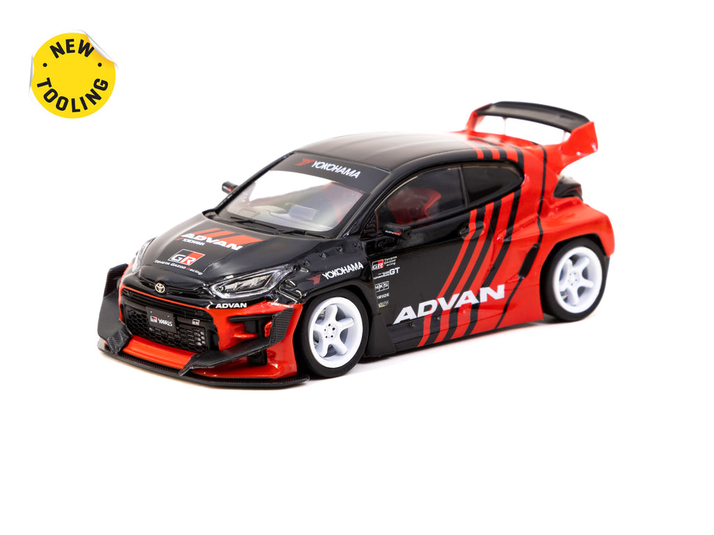 Tarmac Works 1/43 Pandem Toyota GR Yaris Drift - Advan Livery