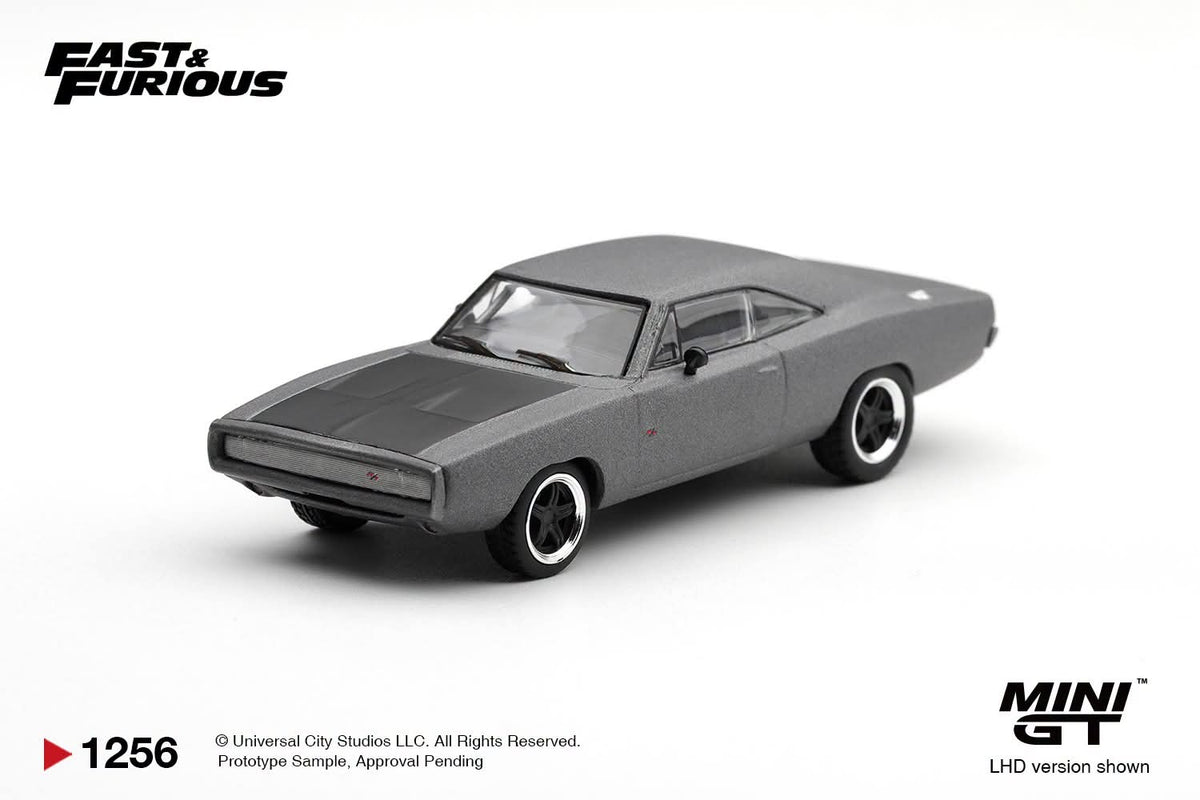 ⚠️ PRE ORDER ⚠️ Mini GT 1/64 Dodge Charger R/T (#1256) - Dom's Charger Fast Five
