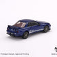 Mini GT 1/64 Nissan Skyline GT-R (R32) Top Secret VR32 (#589) - Metallic Blue