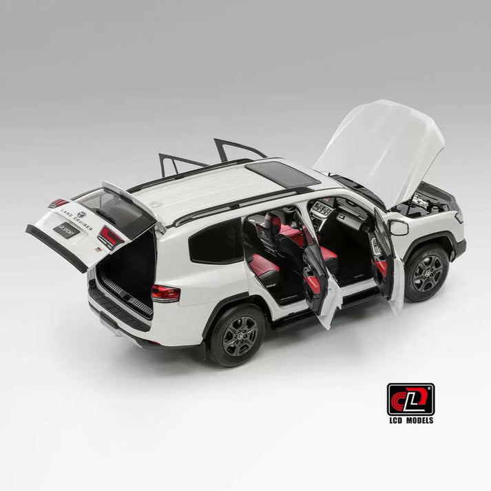 ⚠️ PRE ORDER ⚠️ LCD 1/18 Toyota Land Cruiser GR Sport - White