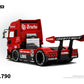 ⚠️ PRE ORDER ⚠️GCD 1/64 UD Trucks Super QUON Silhouette - LBWK Livery Red/Black