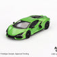 Mini GT 1/64 Lamborghini Revuelto (#789) - Verde Selvans