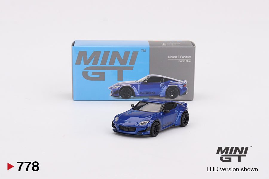 Mini GT 1/64 Nissan Z Pandem (#778) Seiran Blue