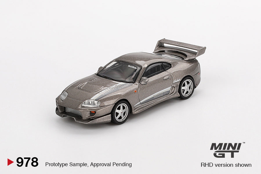Mini GT 1/64 Veilside Toyota Supra Combat V2 (#978) - Combat Grey
