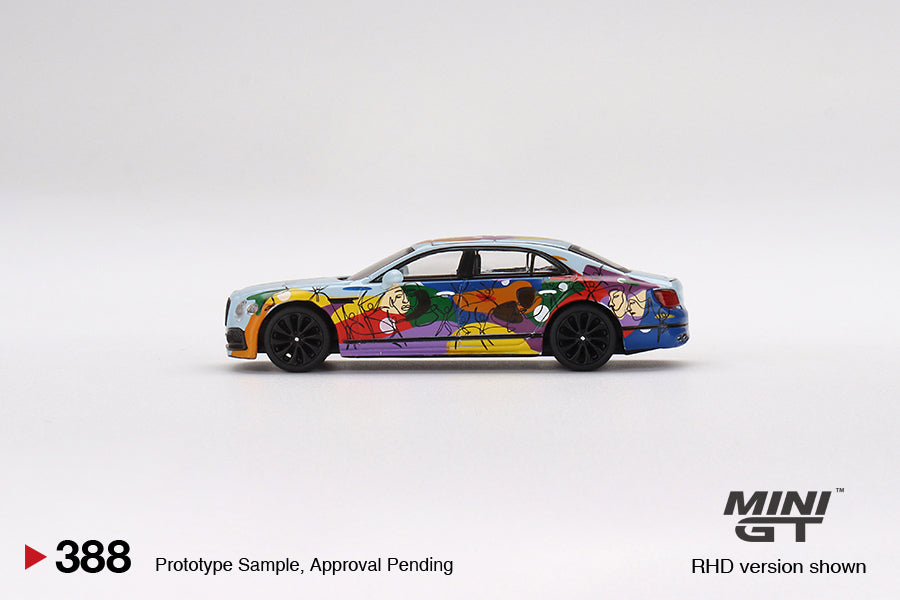 Mini GT 1/64 Bentley Flying Spur V8 (#388) -Unifying Spur Art Car