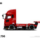 ⚠️ PRE ORDER ⚠️GCD 1/64 UD Trucks Super QUON Silhouette - LBWK Livery Red/Black