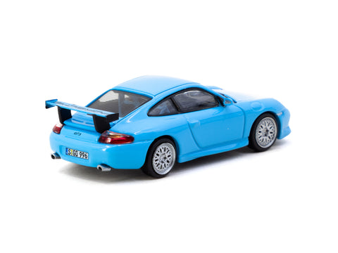 Tarmac Works 1/64 Porsche 911 (996) GT3 - Light Blue