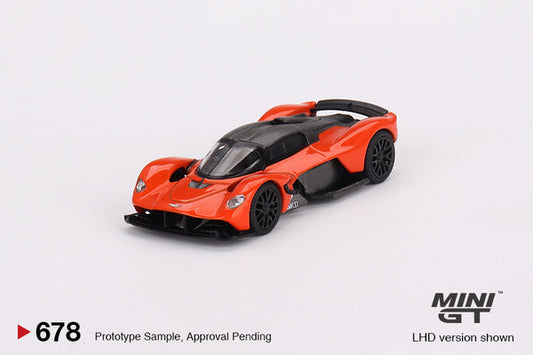 Mini GT 1/64 Aston Martin Valkyrie (#678) - Maximum Orange