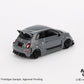 Mini GT 1/64 Abarth 595 LB-WORKS x Abas Works (#995) - Grey