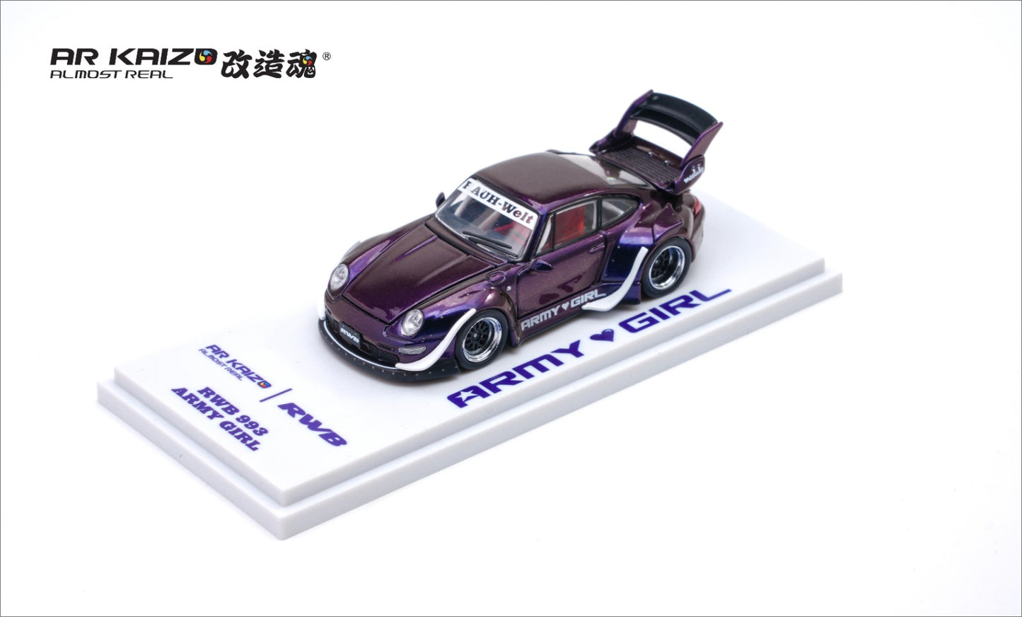 ⚠️ PRE ORDER ⚠️ Almost Real AR Kaizo 1/64 RWB 993 - "Army Girl"