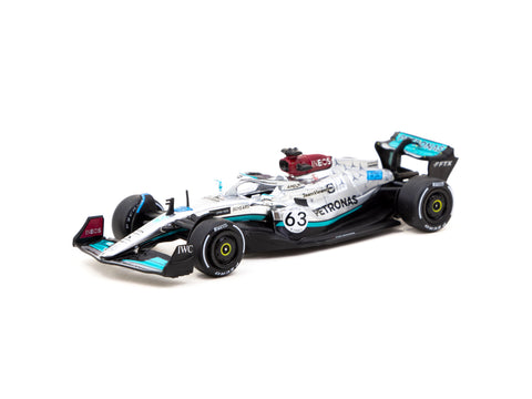 Tarmac Works X iXO Models 1/64 Mercedes-AMG F1 W13 E Performance - Belgian Grand Prix 2022 George Russell #63