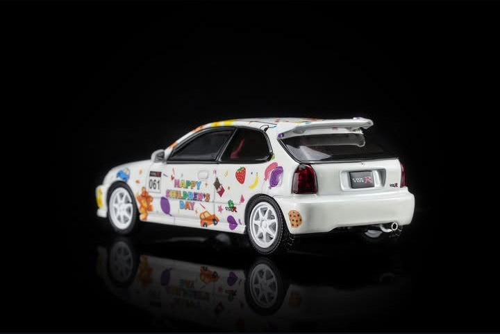 ⚠️ PRE ORDER ⚠️Motorhelix 1/64 Honda Civic Type-R (EK9) - Children's Day Special Edition