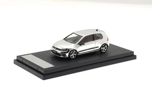 Zoom Diecast 1/64 Volkswagen Golf R MK7 - Chrome Silver