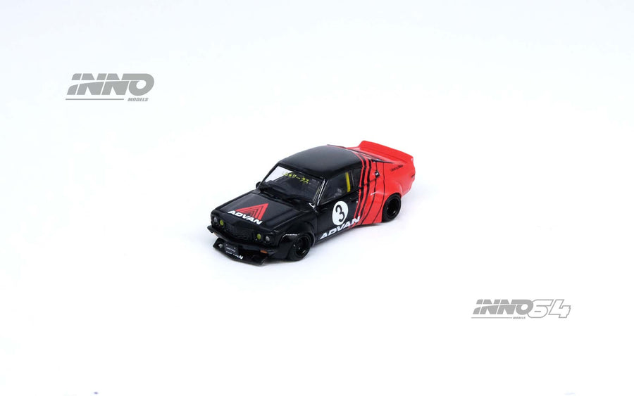Inno64 1/64 LBWK Mazda RX3 Savanna - Advan Livery