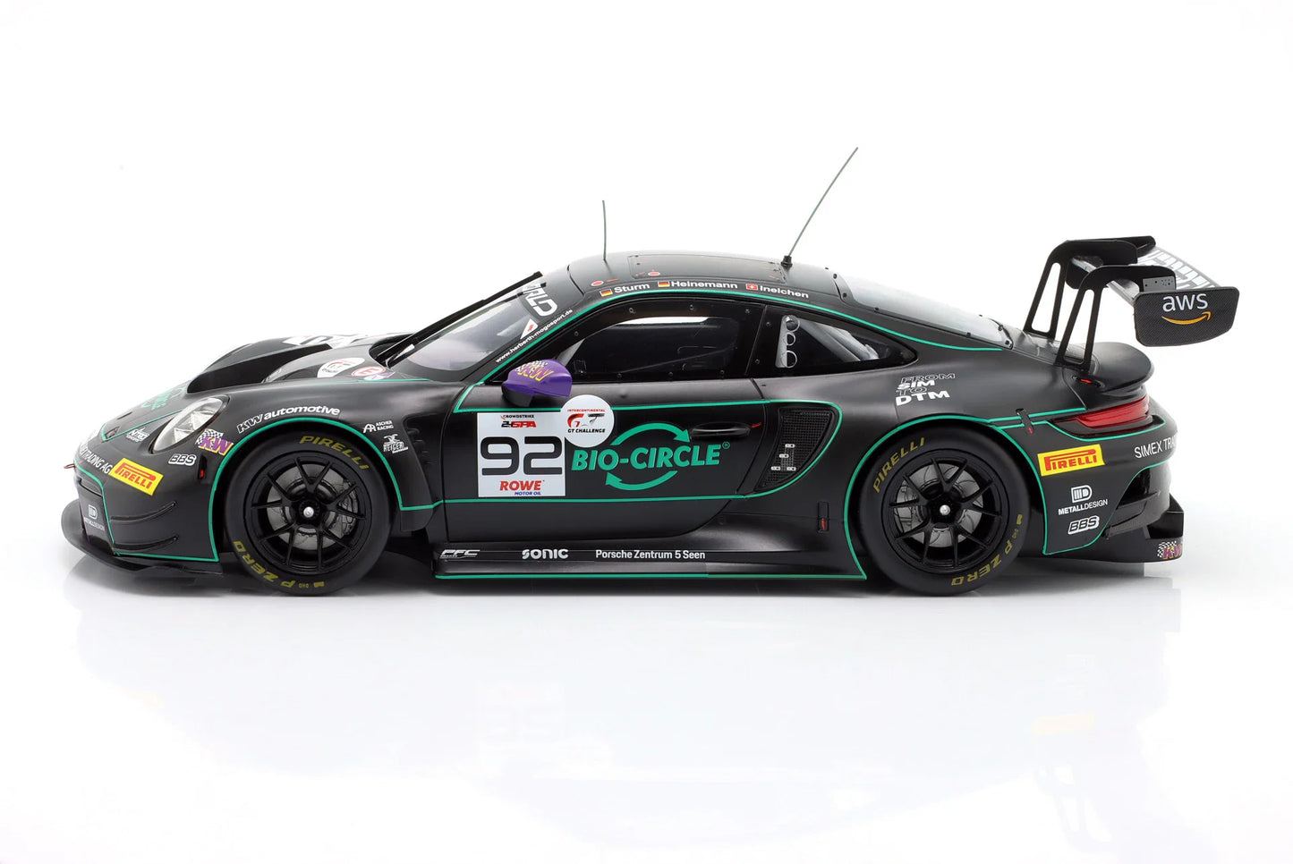 IXO 1/18 – Porsche 911 (992) GT3 R – 24h Spa 2025