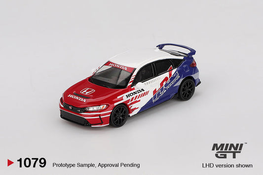 Mini GT 1/64 Honda Civic TYPE R (#1079) - 2024 Pace Car HRC