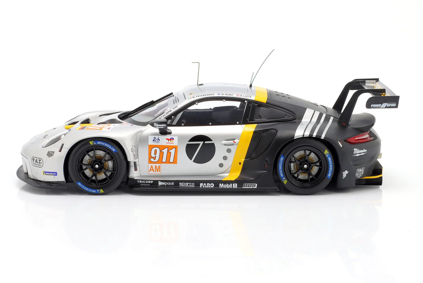 IXO 1/18 Porsche 911 RSR-19 #911 - 24h LeMans 2023 Proton Competition