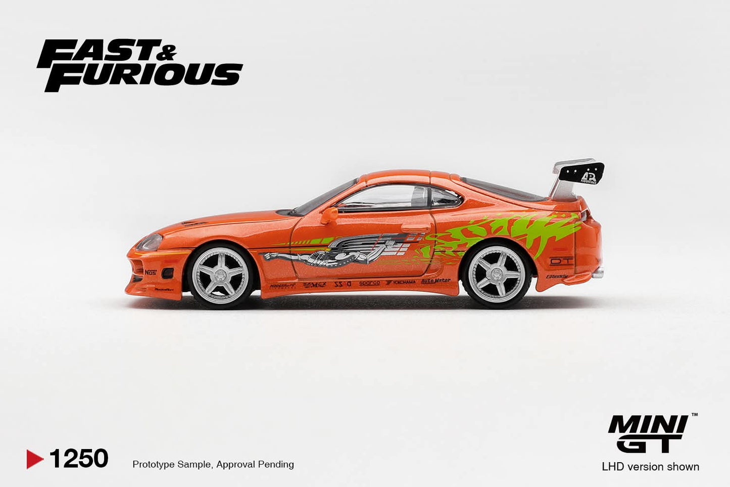 ⚠️ PRE ORDER ⚠️ Mini GT 1/64 Toyota Supra Bomex (#1250) - Brian's Supra The Fast & The Furious