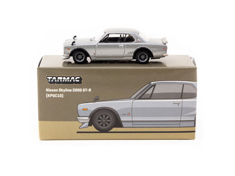Tarmac Works 1/64 Nissan Skyline 2000GTR - Silver