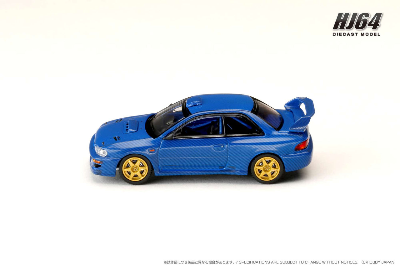 Hobby Japan 1/64 Subaru Impreza WRX 22B STI - Rally Base Blue