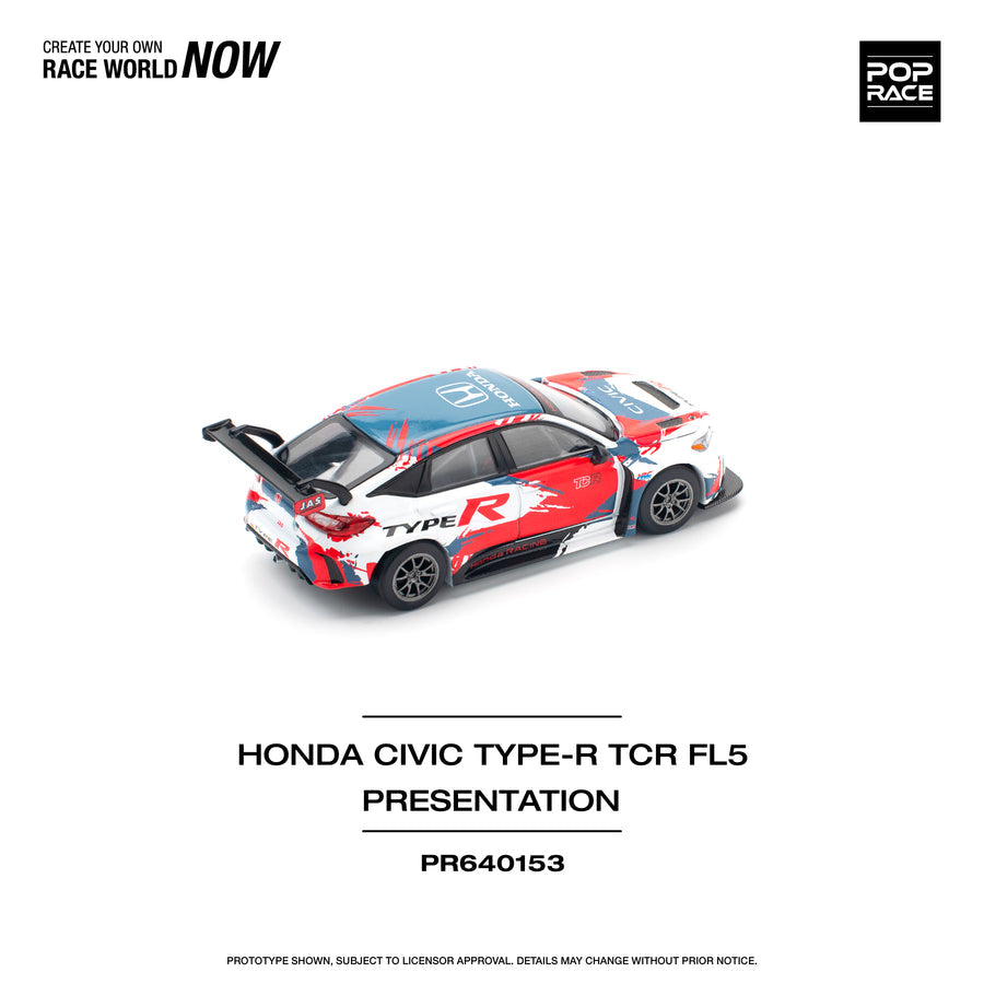 Pop Race 1/64 Honda Civic Type-R (FL5) TCR - Presentation Spec