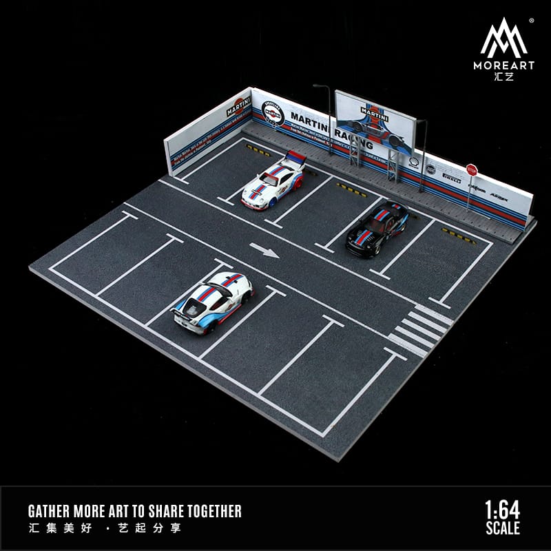 Moreart 1/64 Martini Street Scene Diorama (WORKING LED LIGHTS)