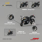 CM Model 1/64 BMW S1000 RR - Black