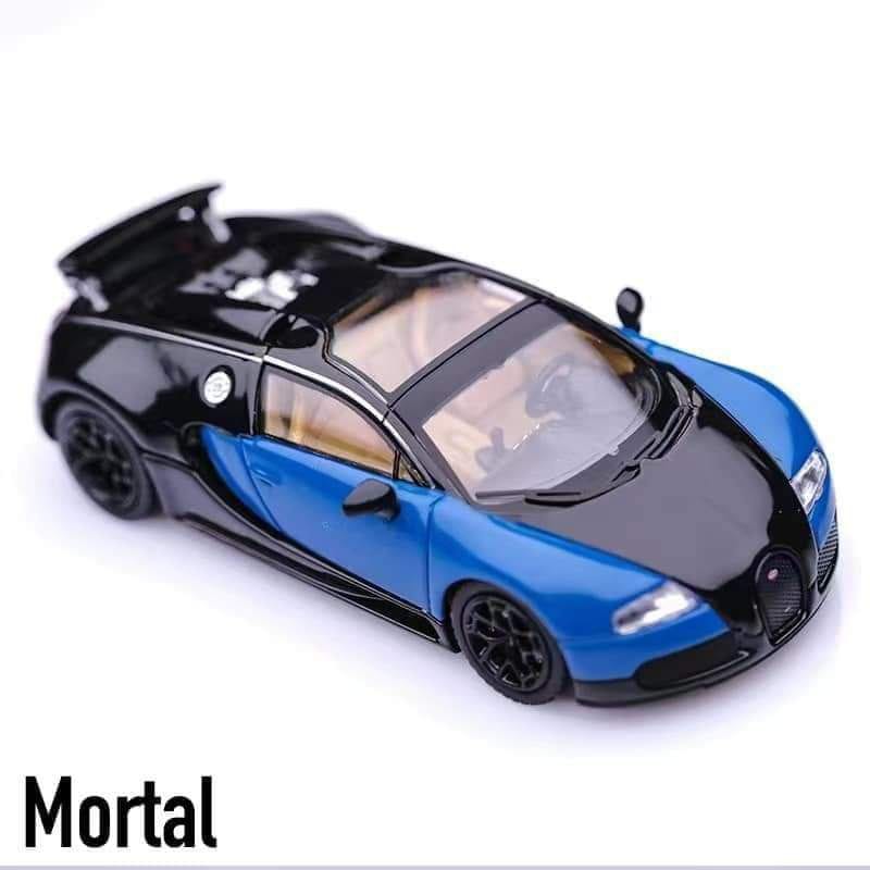 Mortal Diecast 1/64 Bugatti Veyron - Blue/Black