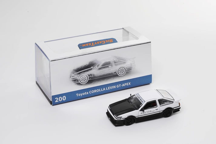 DCT 1/64 Toyota 86 Levin GT Apex - White/Black