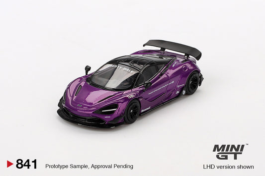 Mini GT 1/64 McLaren 720S LB★Works (841) - Purple