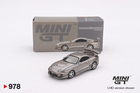 Mini GT 1/64 Veilside Toyota Supra Combat V2 (#978) - Combat Grey