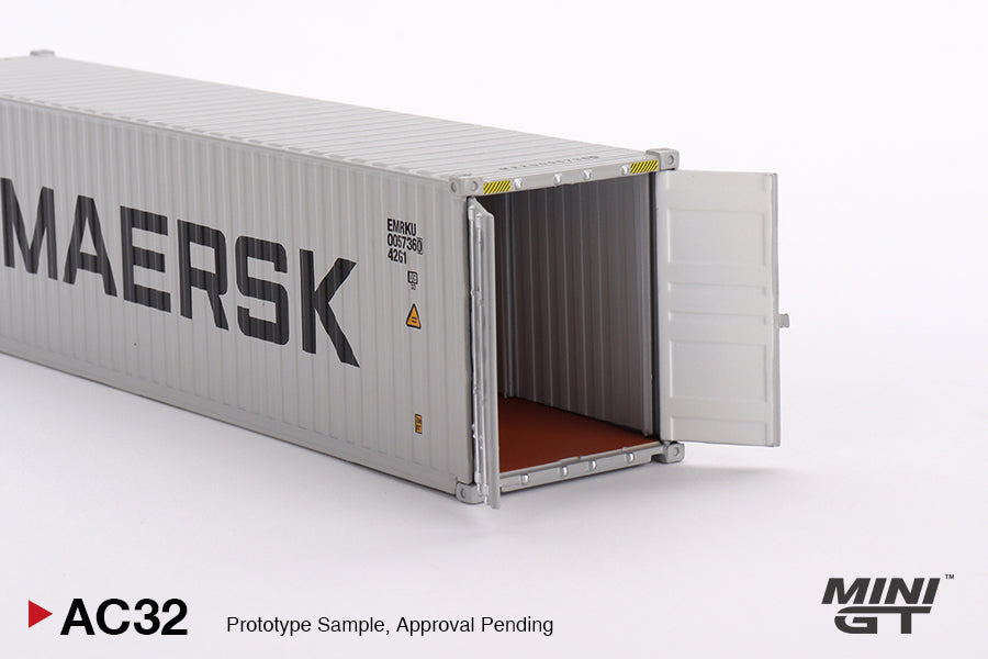 Mini GT 1/64 Maersk 40' Dry Shipping Container