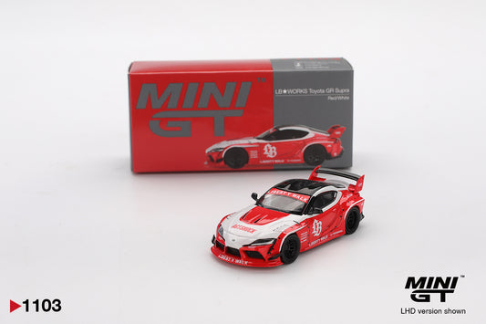 Mini GT 1/64 LB★WORKS Toyota GR Supra (#1103) - Red