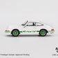 Mini GT 1/64 Porsche 911 Carrera RS 2.7 (#801) - Grand Prix White with Green Livery