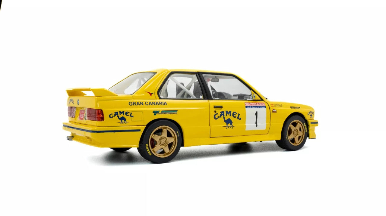 Solido 1/18 1992 BMW (E30) M3 GR.A - #1 Yellow Rally Principe Asturias
