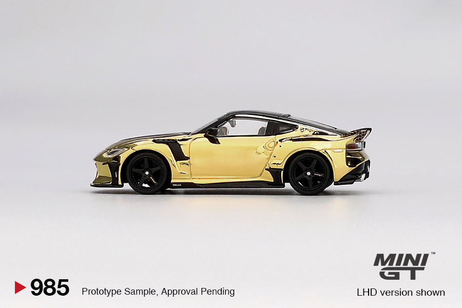Mini GT 1/64 Nissan Z VeilSide FFZ400 (#985) - Gold Chrome