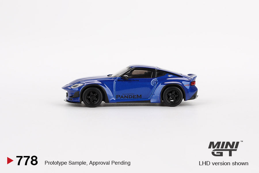 Mini GT 1/64 Nissan Z Pandem (#778) Seiran Blue