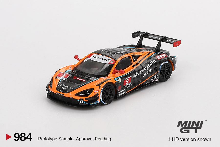 Mini GT 1/64 McLaren 720S GT3 Evo (#984) - Pfaff Motorsports 2024 IMSA Daytona 24 Hrs